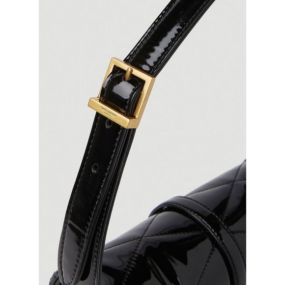 SAINT LAURENT 5A7 Padded Shoulder Bag in Black - Picture 5 of 6